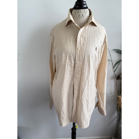 Polo Ralph Lauren Westerton Classic Fit Plaid Button Down Shirt Mens Large - Picture 1 of 8